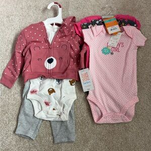 3 and 6 months girls NWT carters lot